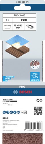 Bosch Schuurband x440 Best pour le bois et la peinture, P80
