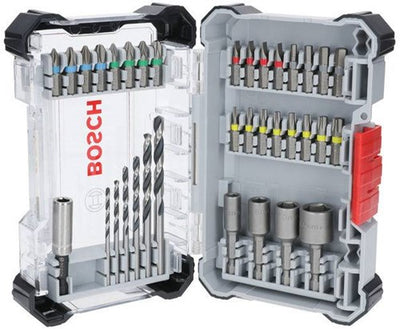 Accessoires Bosch, jeu de 35 pièces de forets et d'embouts de tournevis mixtes pour le métal (variante d'affichage) - 2607017726