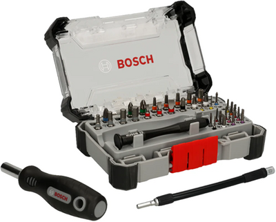 Accessoires Bosch jeu d'embouts de précision 43 pièces + arbre flexible - 2607002837