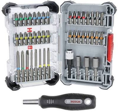 Accessoires Bosch jeu de 44 pièces avec tournevis (variante d'affichage) - 2607017733
