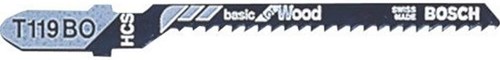 Lame de scie sauteuse Bosch t119bo (5 pièces)