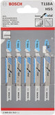 Lame de scie sauteuse Bosch t118a (5 pièces)