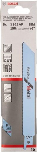Lame de scie alternative Bosch s922af (5pcs)
