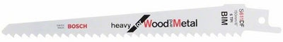 Accessoires Bosch 5x lame de scie alternative lourde pour bois et métal s1111df - 2608656261