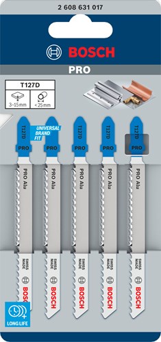 Lame de scie sauteuse Bosch t127d (5 pièces)