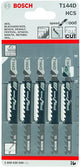 Lame de scie sauteuse Bosch t144d (5 pièces)