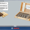 Accessoires Bosch, jeu de 6 perceuses à tuyau 10 ; 12 ; 14 ; 16 ; 18 ; 20mm 235mm 6 pièces - 2607019322