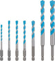 Bosch accessoires jeu de 7 pièces perceuse universelle hex-9 multiconstruction 4 5 6 8 10 12 - 2608902370