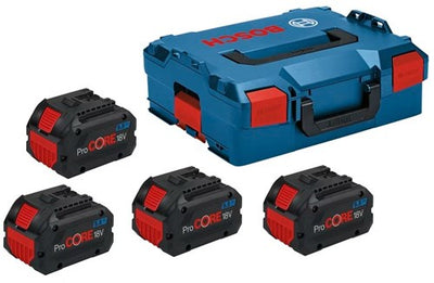 Batterie accessoires Bosch | 4 x procore18v 5,5ah | dans l-boxx - 1600a02a2h