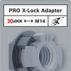 Bosch accessoires adaptateur x-lock vers m14 - 2608000855