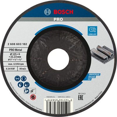 Disque de meulage Bosch Prof courbé 125 mm