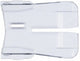 Bosch accessoires plaque anti-éclats pour gst bce 150 ce 5pcs - 2601016096