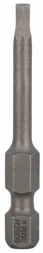 Bosch accessoires embout extra-dur hex 3, 49 mm 3 pcs - 2607001732
