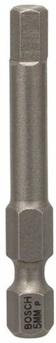 Bosch accessoires embout extra-dur hex 5, 49 mm 3 pcs - 2607001734