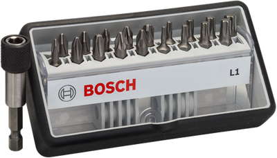 Jeu d'embouts d'accessoires Bosch | extra dur l1 | ligne robuste | 19 pièces | 2607002567 - 2607002567