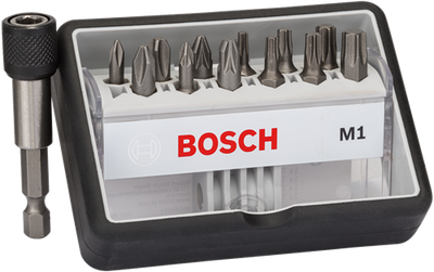 Jeu d'embouts d'accessoires Bosch | extra dur m1 | ligne robuste | 13 pièces | 2607002563 - 2607002563