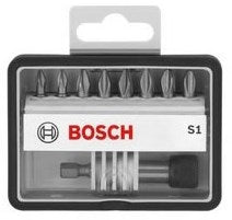 Jeu d'embouts d'accessoires Bosch | très dur s1 | ligne robuste | 9 pièces | 2607002560 - 2607002560