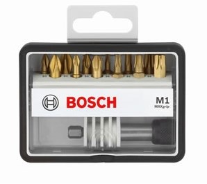 Bosch accessoires jeu d'embouts max grip 1 | ligne robuste | 13 pièces | 2607002577 - 2607002577