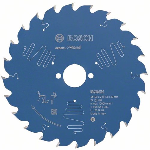 Bosch accessoires lame de scie circulaire 190x30x2 1,3x24 t - 2608644083