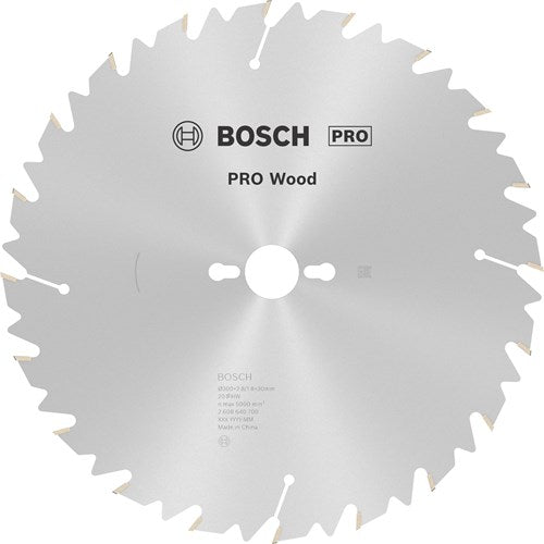 Bosch accessoires lame de scie circulaire bois de construction 300 x 30 x 2,8 mm, 20 1 pc - 2608640700