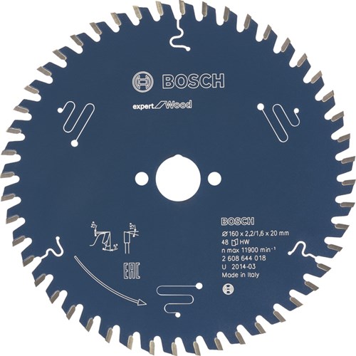 Bosch Circular Saw Magazine Expert pour Wood 160 mm
