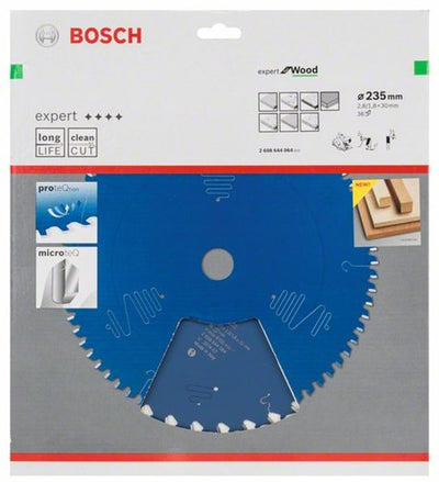 Bosch 2608644064 lame de scie circulaire 235 mm expert pour bois 235x30x2,8 1,8x36 t