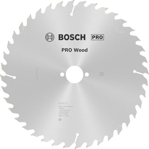 Bosch accessoires lame de scie circulaire optiline k v 254x30x2.8 40t wz - 2608640443