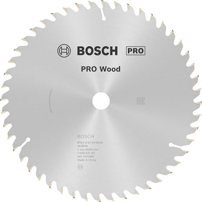 Bosch accessoires lame de scie circulaire optiline bois 184 x 16 x 2,6 mm, 48 1pc - 2608641181