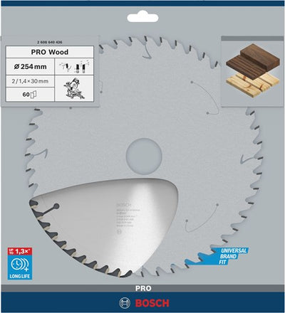 Accessoires Bosch lame de scie circulaire optiline bois 254x30x2,0 mm, 60 dents 2608640436 - 2608640436