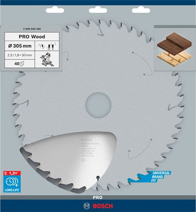 Lame de scie circulaire à bois Bosch Pro, 305 x 2,5 x 30 mmLame de scie circulaire à bois Pro, 305 x 2,5 x 30 mm