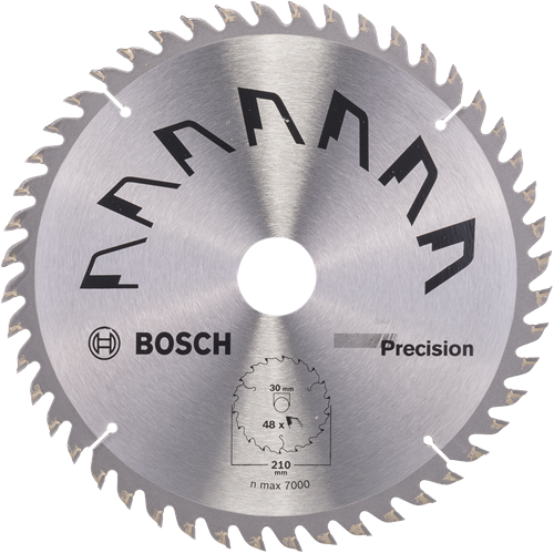 Bosch accessoires lame de scie circulaire précision 210x2x30 -,t48 - 2609256873