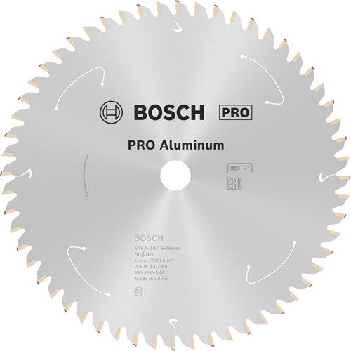 Bosch accessoires lame de scie circulaire st aluminium 184x16x2 1,5x56t - 2608837766