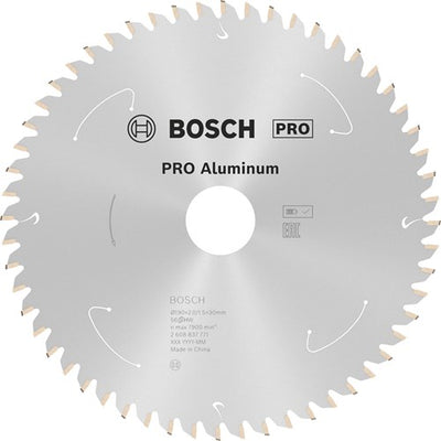 Bosch accessoires lame de scie circulaire st aluminium 190x30x2 1,5x56t - 2608837771