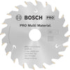 Bosch accessoires lame de scie circulaire st multi mat 85x15x1,5 1,0x30t - 2608837752