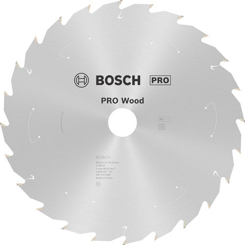 Bosch accessoires lame de scie circulaire st bois 254x30x2,2 1,6x24t - 2608837733