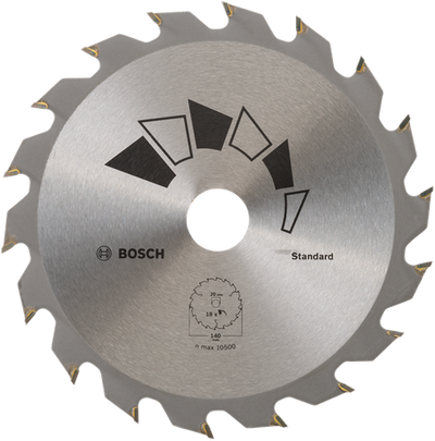 Bosch accessoires lame de scie circulaire standard 140x20 t18 - 2609256b54