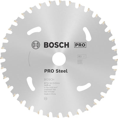 Accessoires Bosch lame de scie circulaire | norme pour l'acier | 173 mm | t36 2608837750