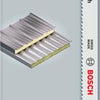 Bosch accessoires lame de scie sauteuse t 718 bf sandwich métal 3 pcs - 2608636335