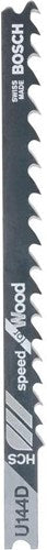 Bosch accessoires lame de scie sauteuse u 144 d vitesse pour bois 3pcs - 2608630568