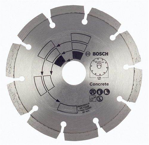 Bosch - disque à tronçonner diamanté béton 125 x 22 x 1,7 x 7,0 mm