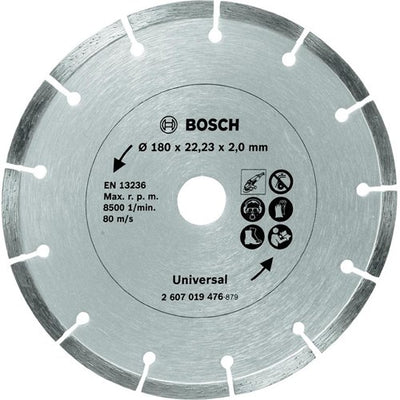 Bosch accessoires disque à tronçonner diamanté pour matériaux de construction, 180 mm ø - 2607019476