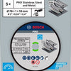 Disque à tronçonner Bosch Prof Expert Inox (5)