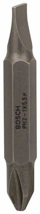 Accessoires Bosch double embout s 1.0x5.5; ph2; 45mm 1 pièce - 2607001738