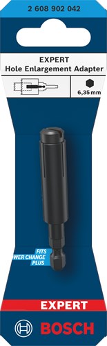 Adaptateur expert d'accessoires Bosch pour l'agrandissement des trous | ø11 x hexagone 6,35 mm - 2608902042