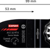 Bosch accessoires expert avz 32 rt4 doigt de ponçage | 32x53mm - 2608902066