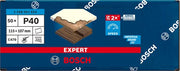 Bosch accessoires expert papier de verre c470 115 x 107 mm, k 40, 50 pièces - 2608901654 - afbeelding 2