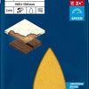 Bosch accessoires expert papier de verre c470 pour ponceuses delta 100 x 150 mm, k240 10 pièces - 1 pièce(s) - 2608901119