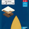 Bosch accessoires expert papier de verre c470 pour ponceuses delta 100 x 150 mm, k320 10 pièces - 1 pièce(s) - 2608901166