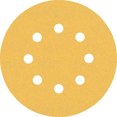 Bosch accessoires papier abrasif expert c470 pour ponceuses excentriques 125 mm, 8 trous, k120 50 pièces - 1 pièce(s) - 2608900912