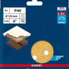 Bosch accessoires papier abrasif expert c470 pour ponceuses excentriques 125 mm, 8 trous, k40 5 pièces - 2608900803